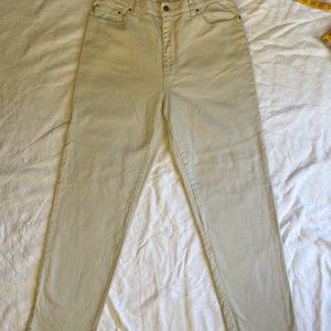Cream colored Ralph Lauren Jeans.